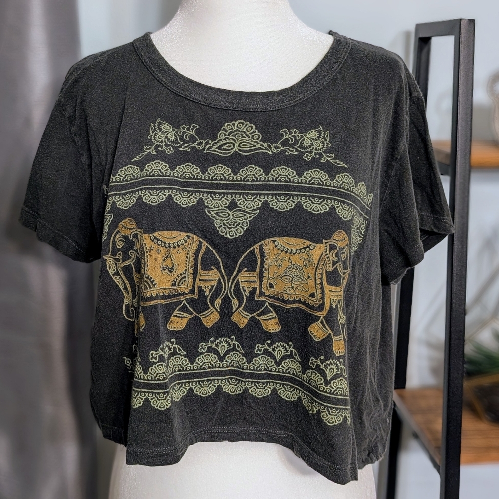 TRULY MADLY DEEPLY CROPPED T-SHIRT